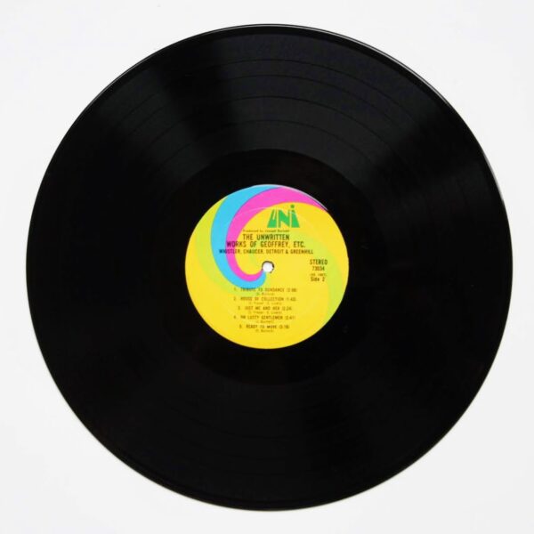 Whistler, Chaucer, Detroit, And Greenhill – The Unwritten Works Of