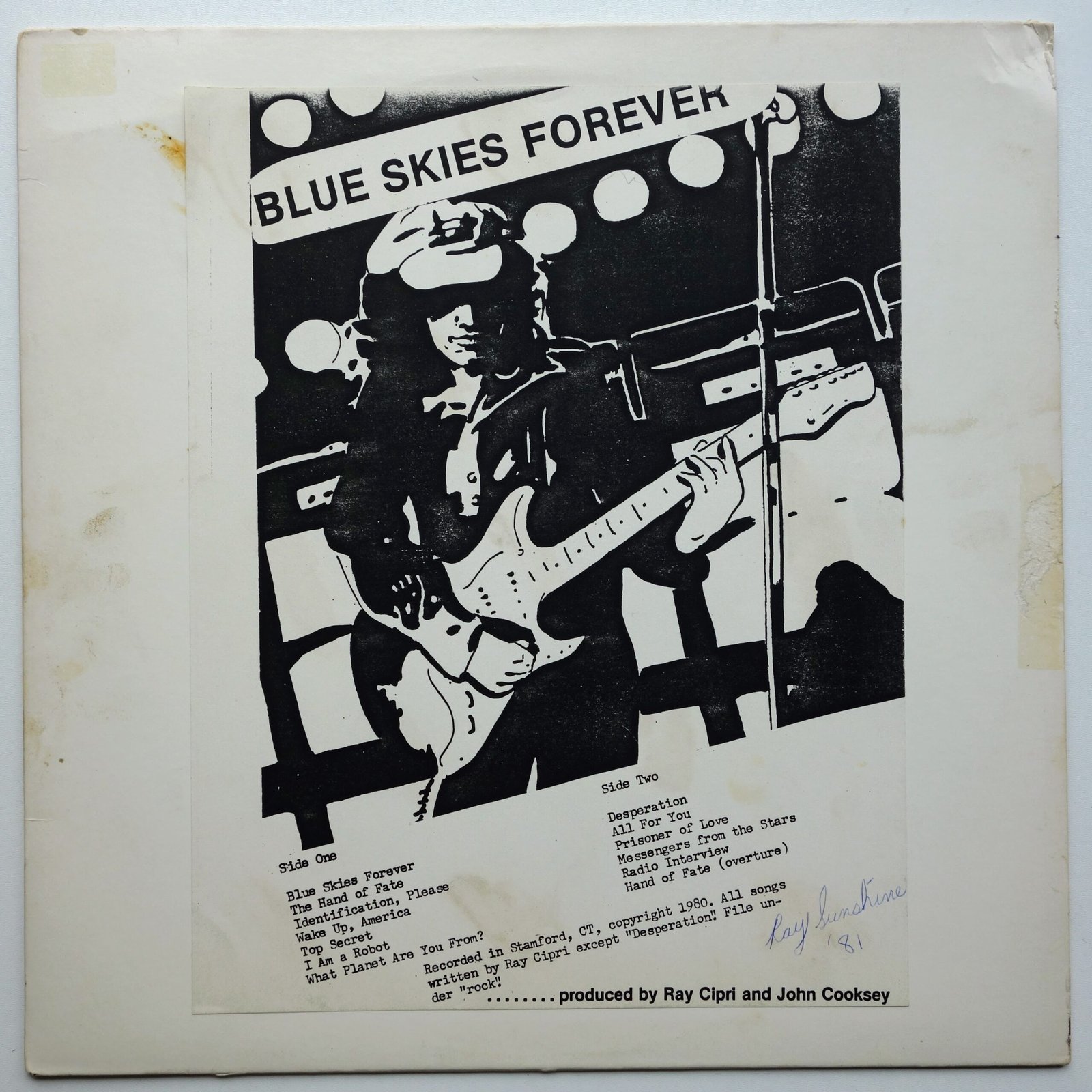 Ray Sunshine – Blue Skies Forever - Hippedelic Records