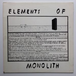 Monolith – Elements Of Monolith